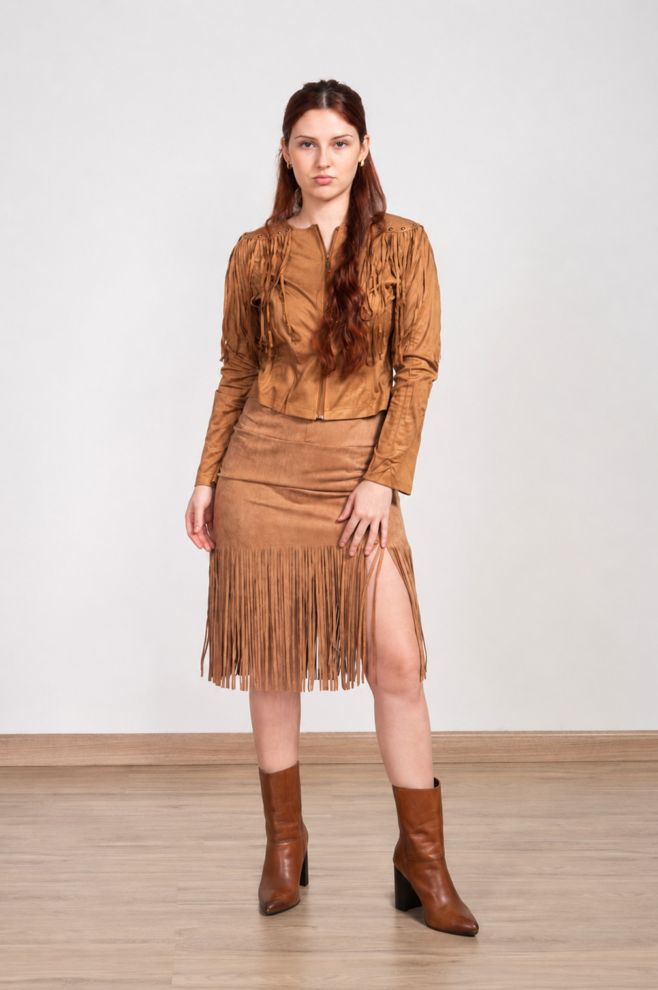Chaqueta agamuzada
