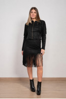 Chaqueta agamuzada