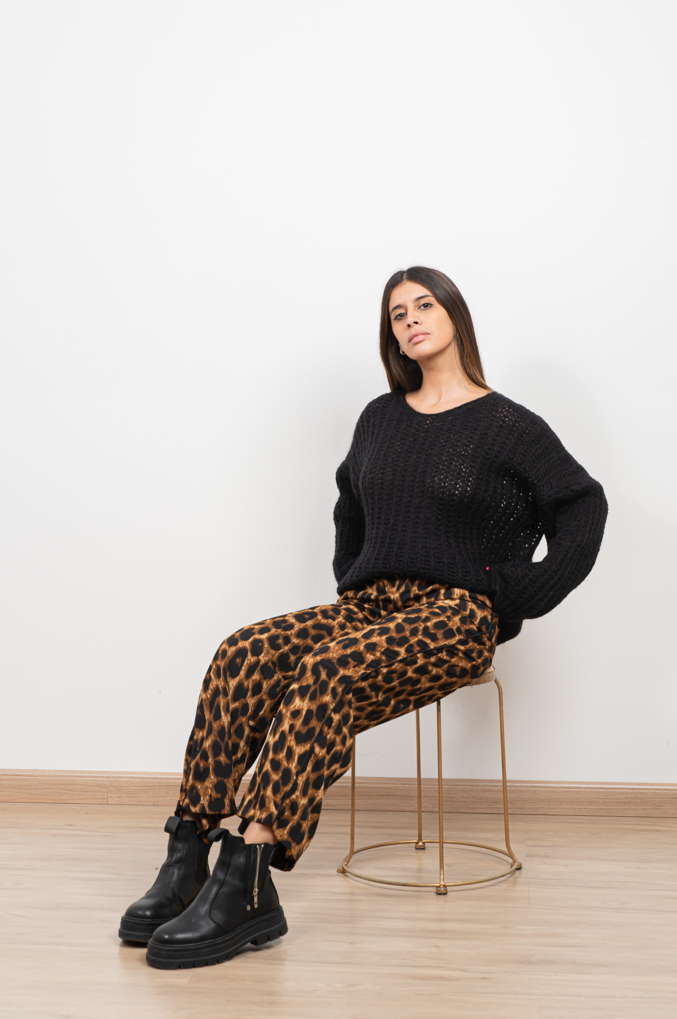 Pantalon animal print