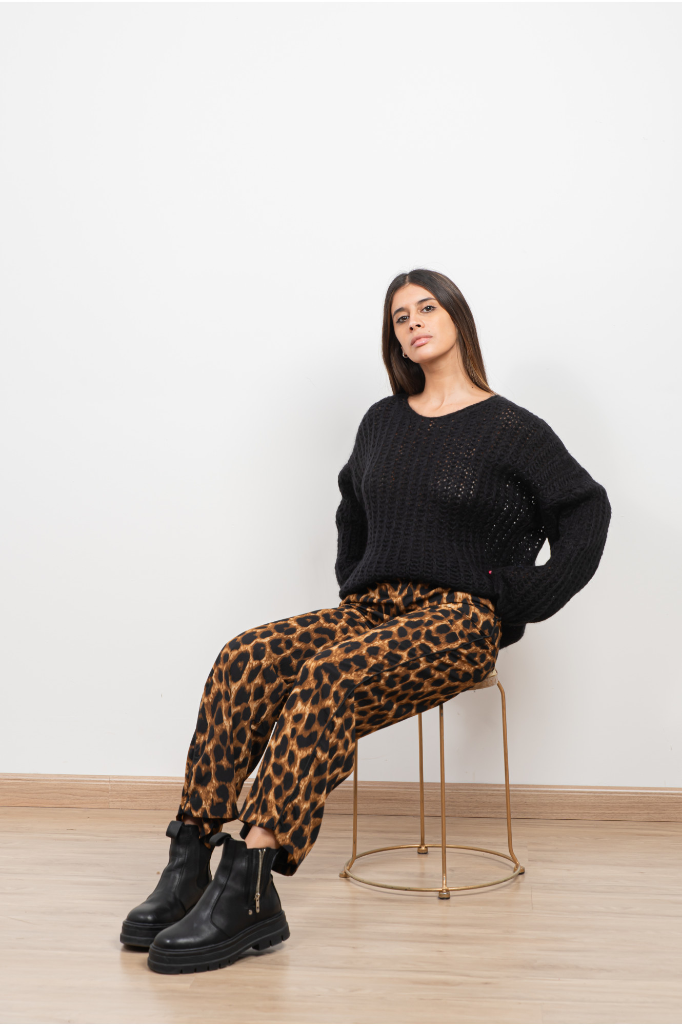 Pantalon animal print