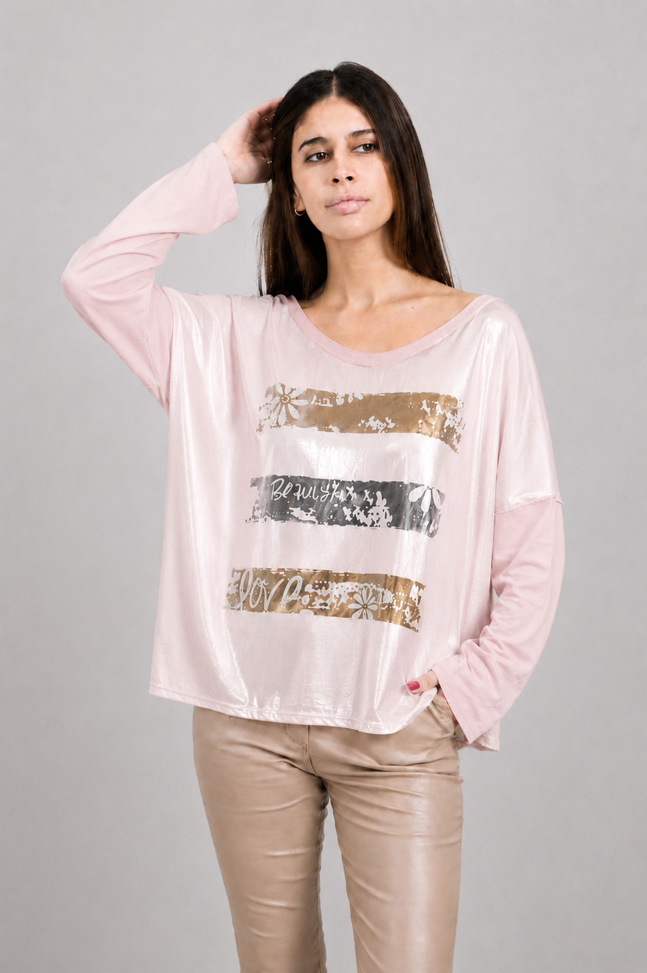 Remera organza