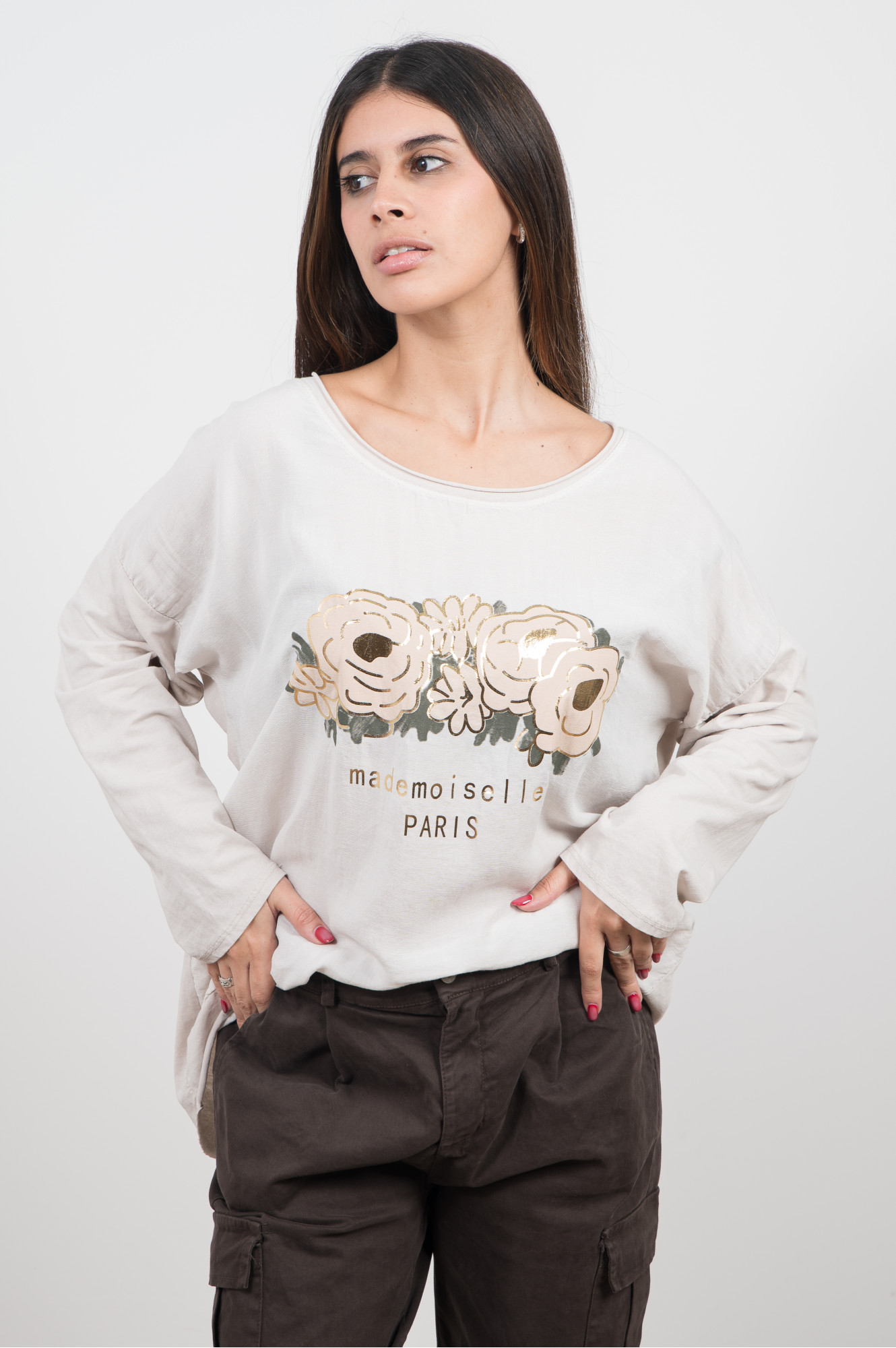 Remera oversize bloom