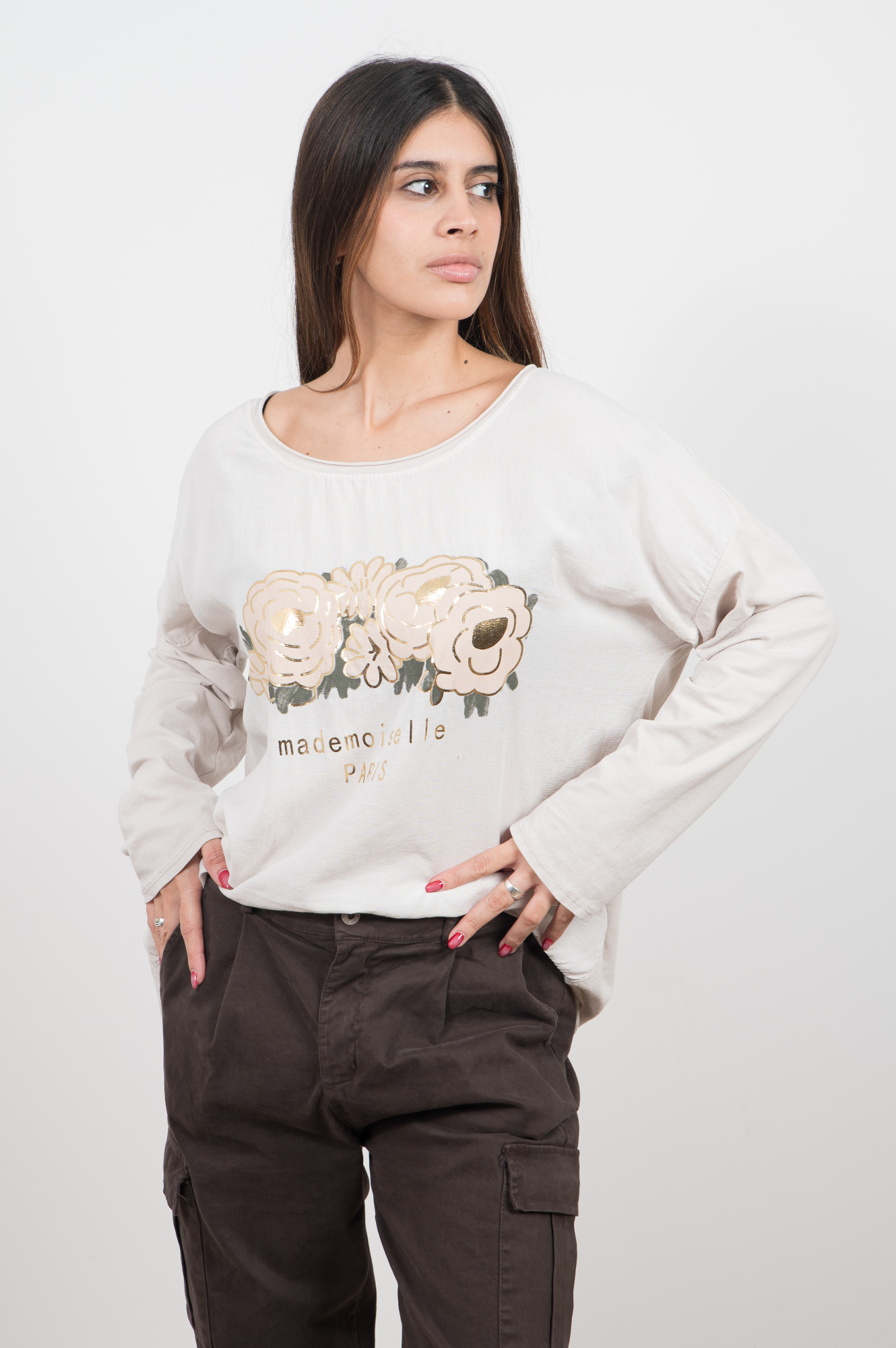 Remera oversize bloom