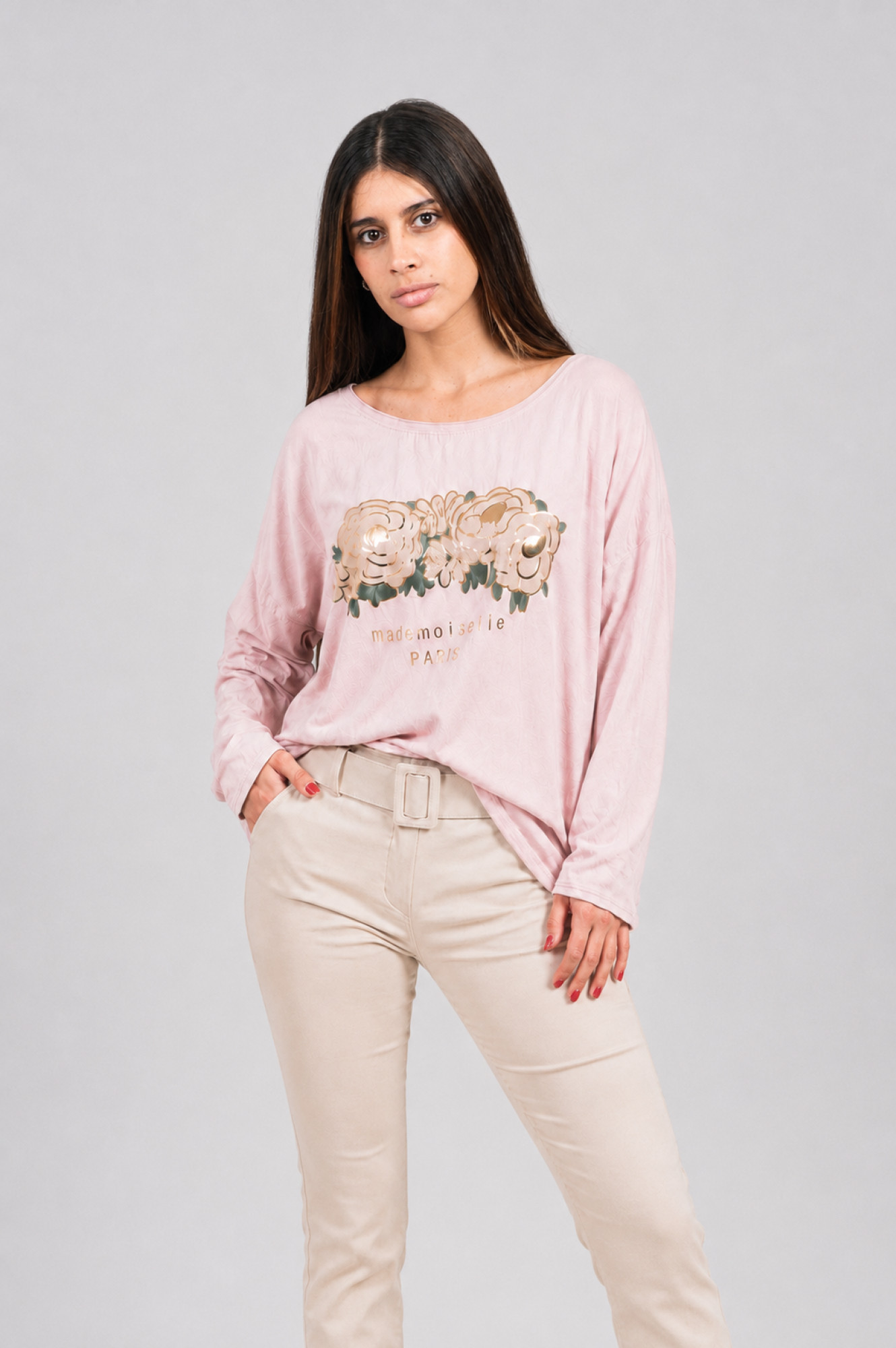 Remera oversize bloom