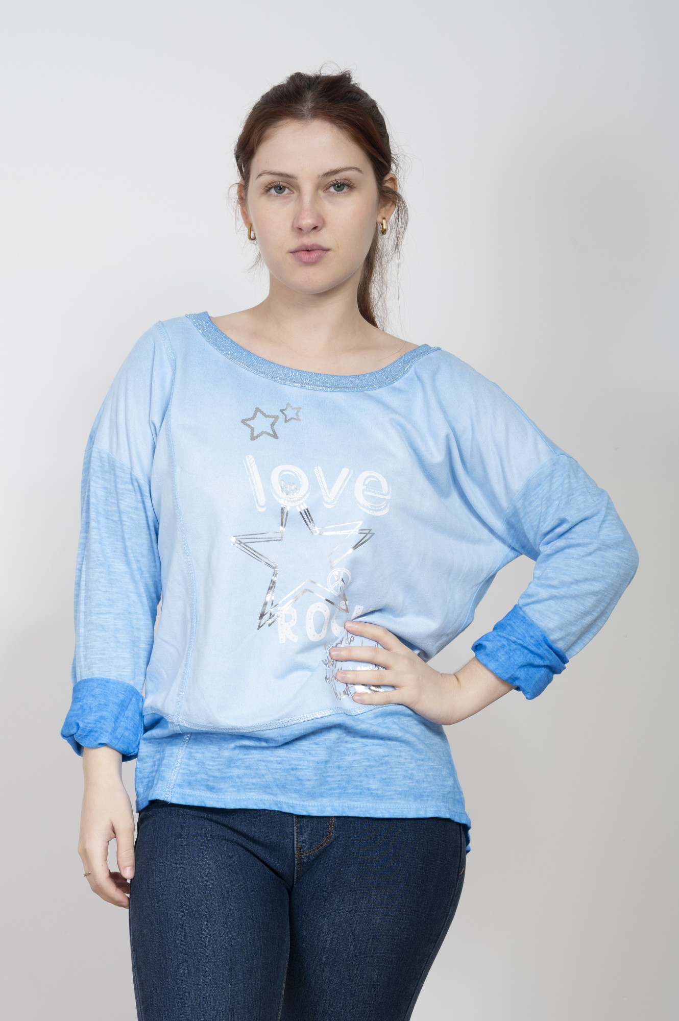 Remera combinada