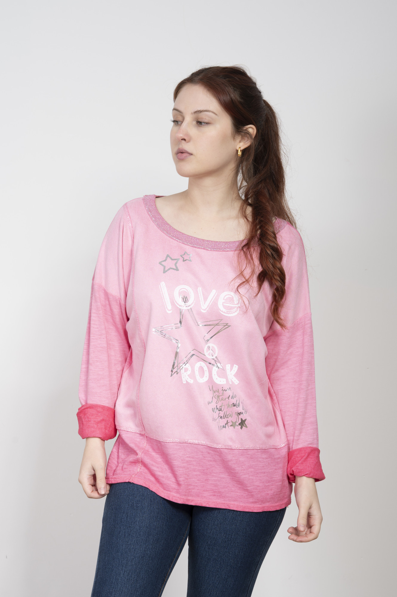 Remera combinada