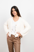 Cardigan chenille