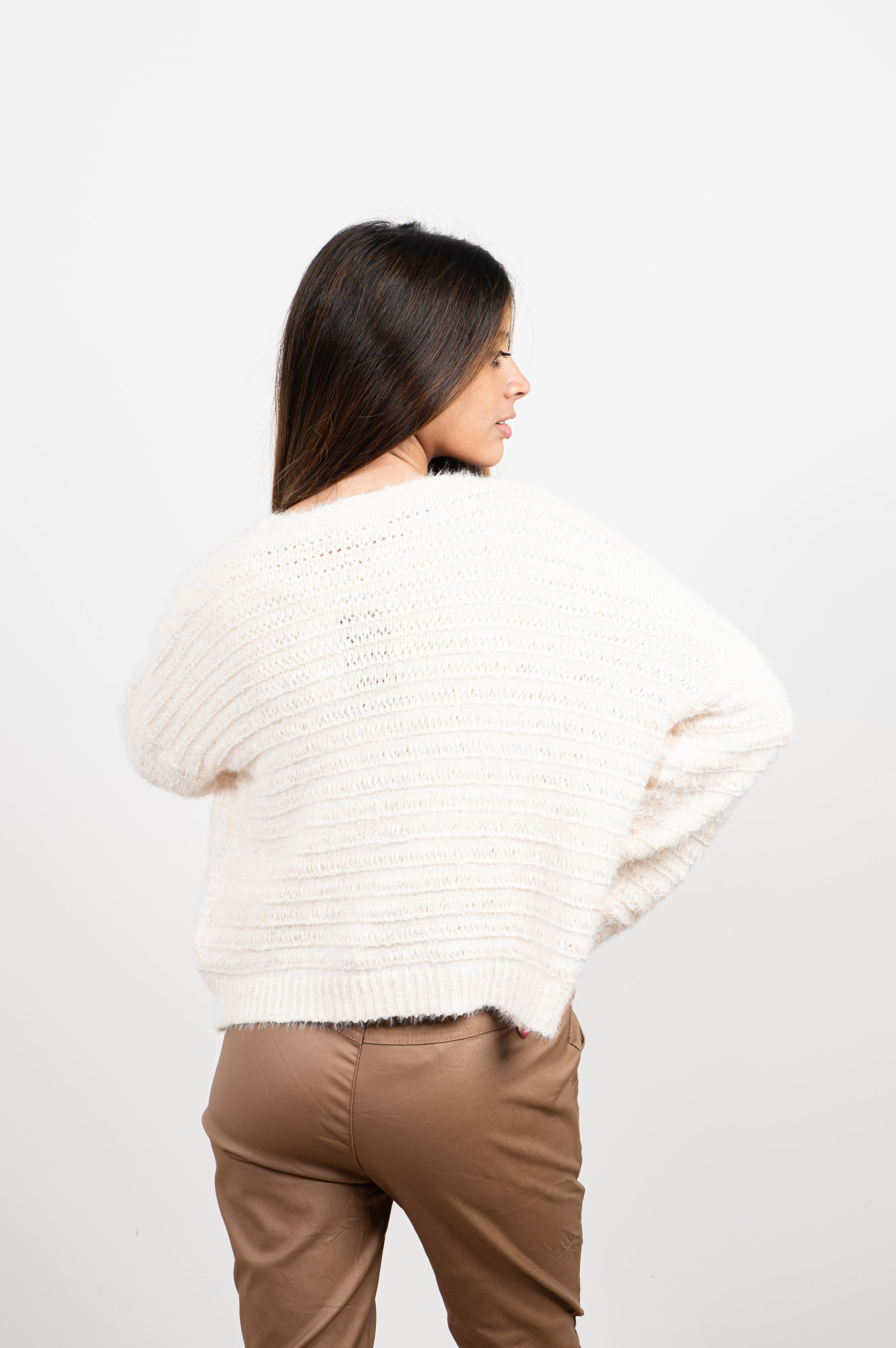 Cardigan chenille
