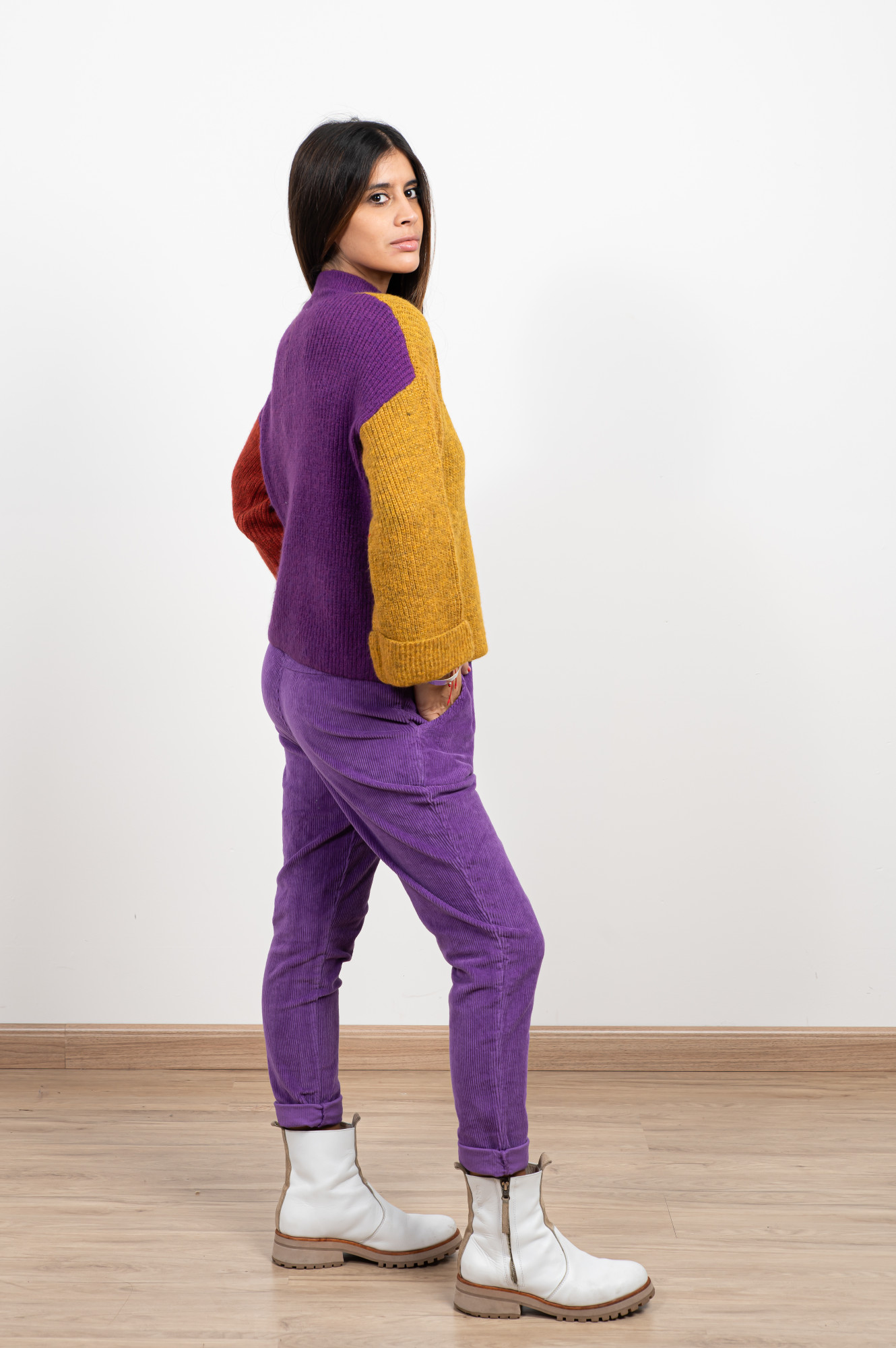 Sweater combinado