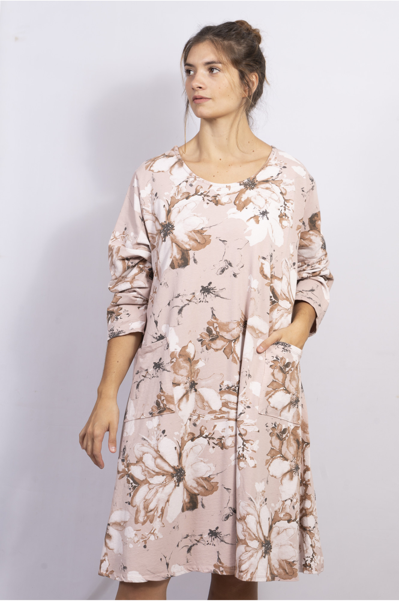 Vestido midi floral