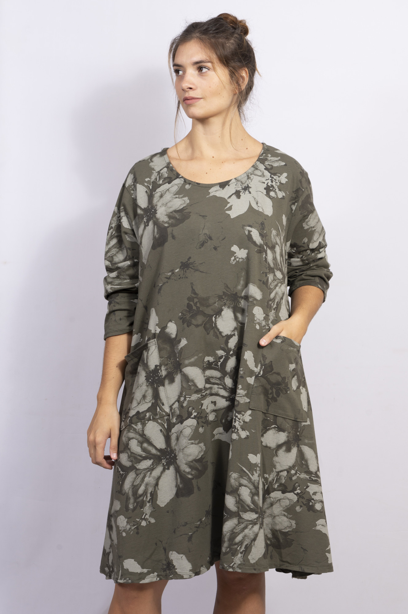 Vestido midi floral