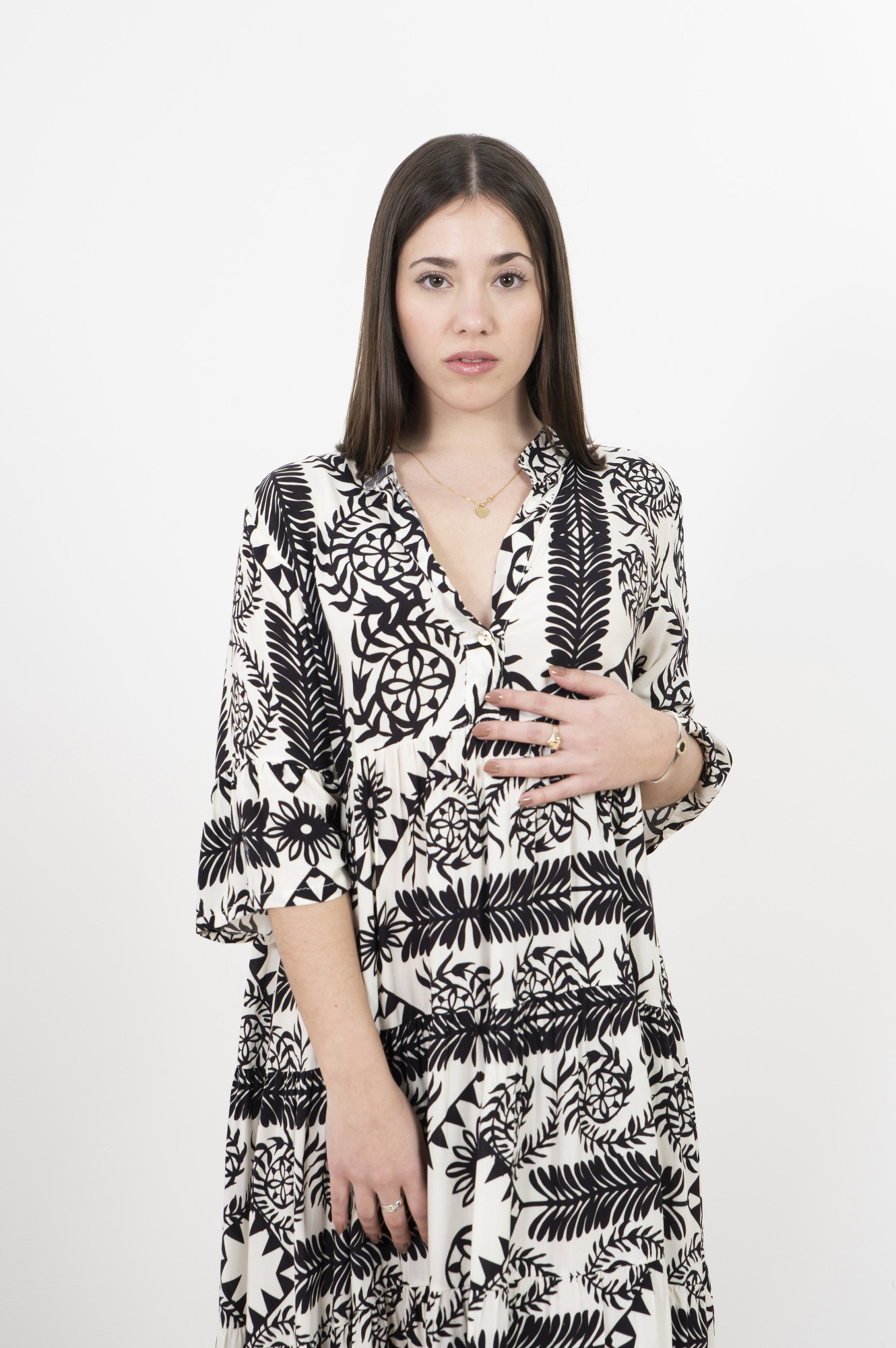 Vestido boho midi