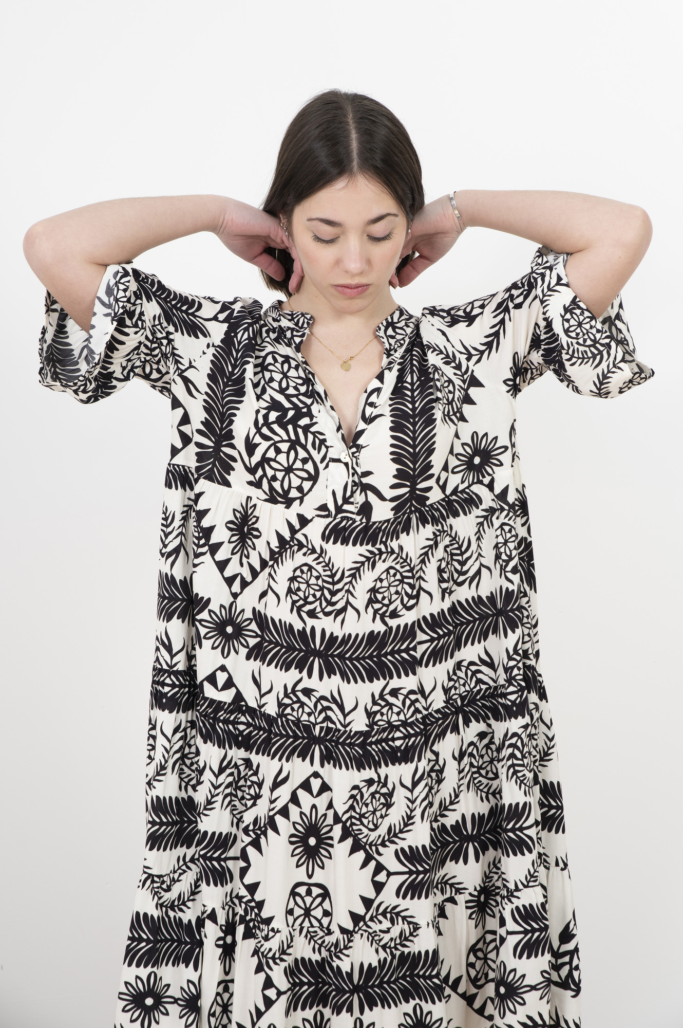 Vestido boho midi