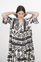 Vestido boho midi