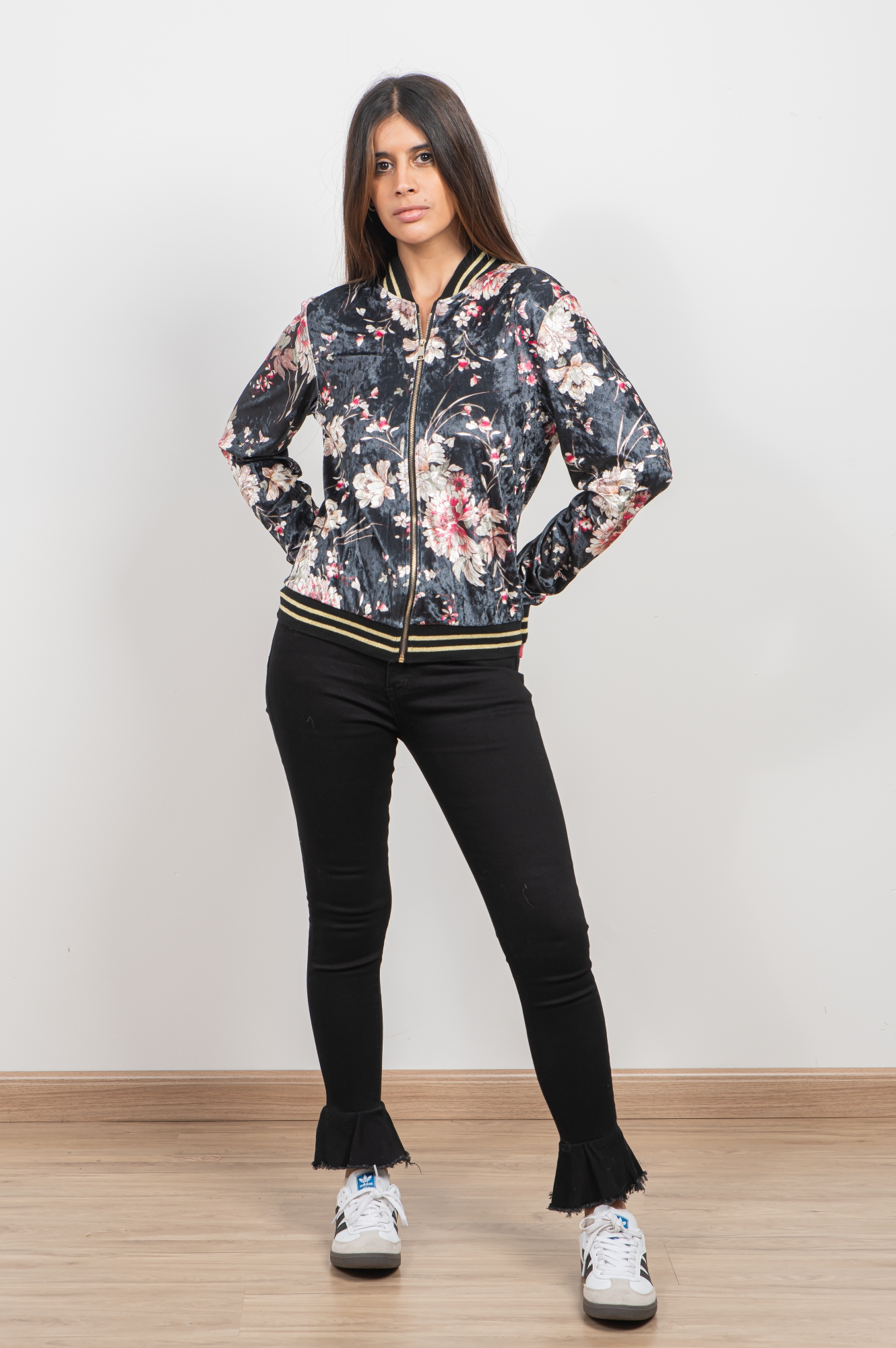 Campera terciopelo