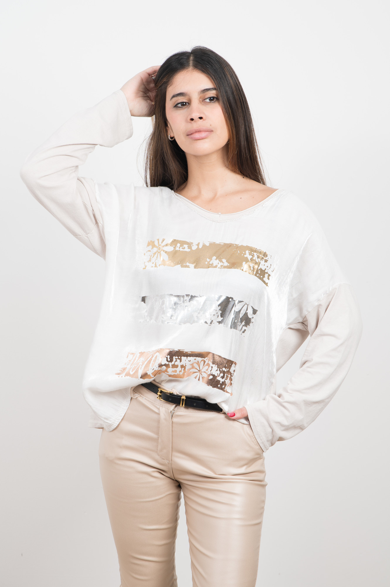 Remera organza