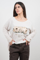 Remera oversize bloom