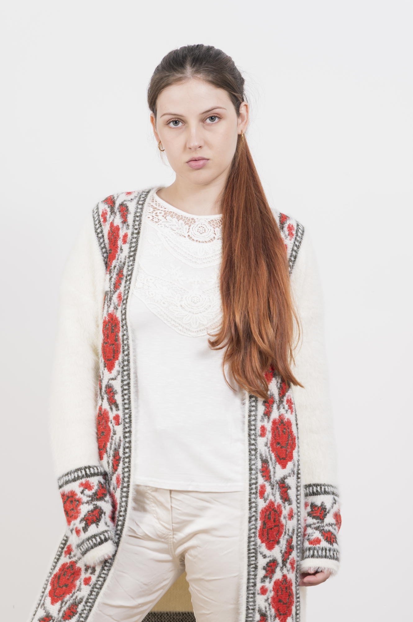 Saco jacquard