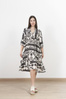 Vestido boho midi